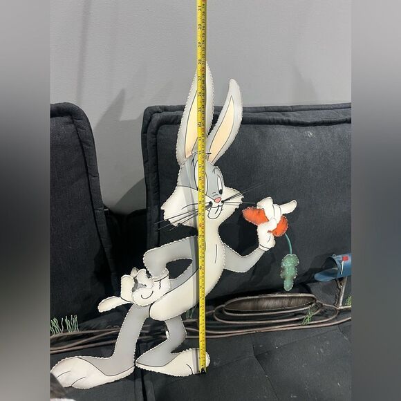 VERY RARE C. Jere Looney Tunes Layered Metal Wall Sculpture Bugs Bunny - Signed - Picture 5 of 10